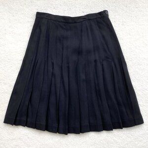 Vintage 90s The Limited Pleated Mini Skirt Black Size 4 Academia Preppy School